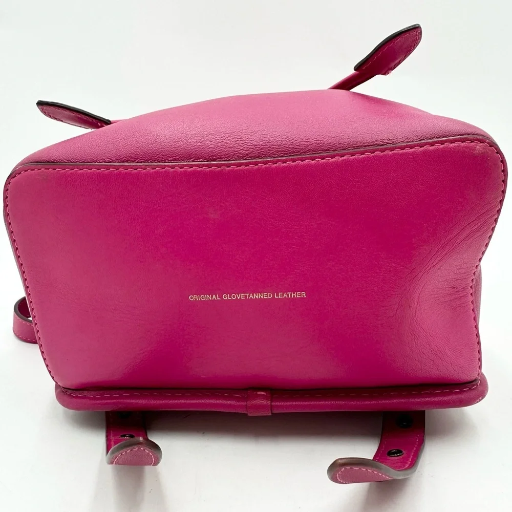 Coach Originals Limited Edition Turnlock Backpack Cerise Pink 3334 - Picture 6 of 13